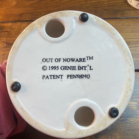 Cat Food Bowl Feed Me Save Me 3D Ceramic Genie Intl Out Of Nowhere 1995 - Picture 7 of 9